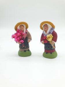 Femme fleurs